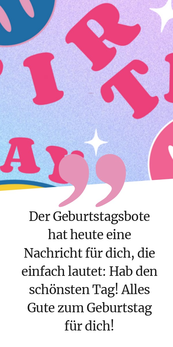 WhatsApp Geburtstagswünsche 80 Geburtstagssprüche + Bilder